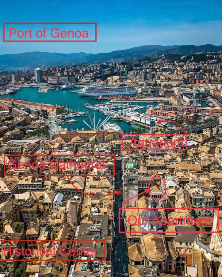 New Apartament In Front Of Genoa Cathedral Exteriör bild