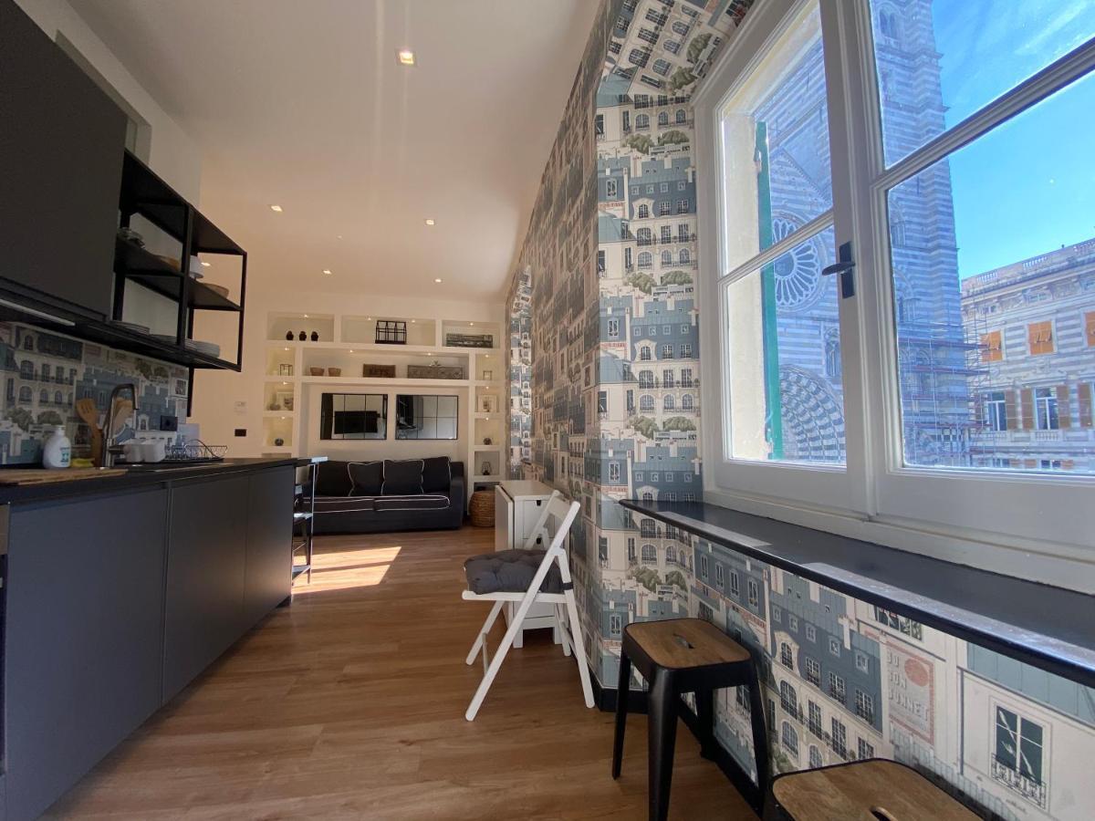 New Apartament In Front Of Genoa Cathedral Exteriör bild